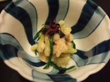 あさつきの和え物。