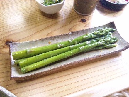アスパラの一本漬け!.JPG