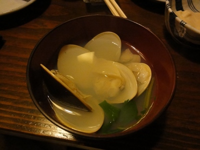 ハマグリのお吸い物。.JPG