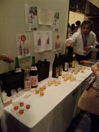 入ってすぐのところにあった梅酒コーナー。.JPG