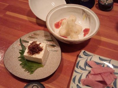 豆腐と、くじまでポテト。.jpg